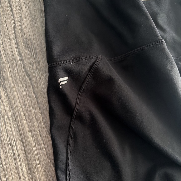 Fabletics Cashel Foldover Pureluxe Black High-Waisted Leggings Size S/M - Picture 9 of 13